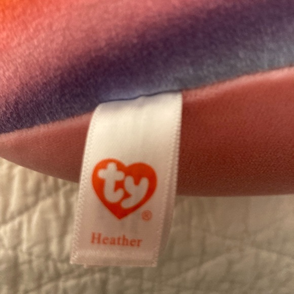 TY Squish a boo cat rainbow Heather plush 13” - Picture 6 of 7